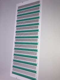 White blood glucose test strip